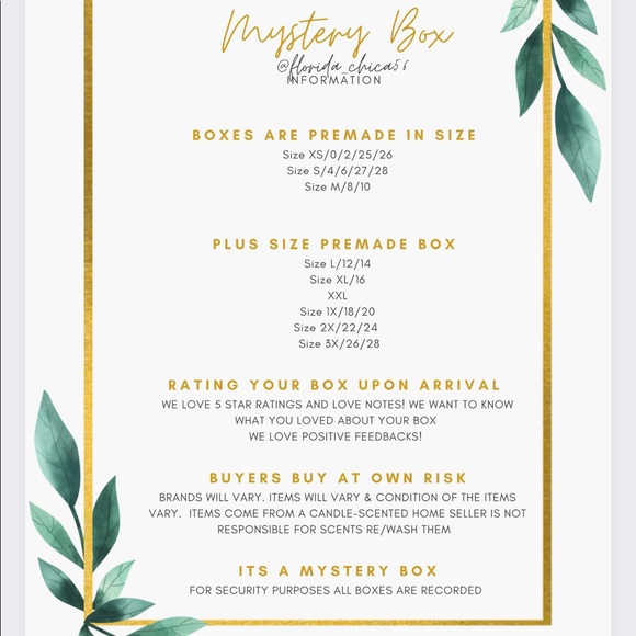 PLUS SIZE MYSTERY BOX | 5 ITEMS - Picture 9 of 9